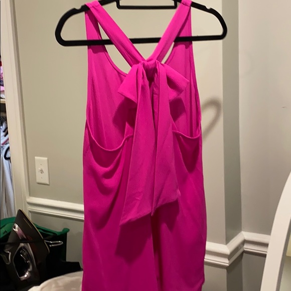 Pink bow back tank - Picture 2 of 4